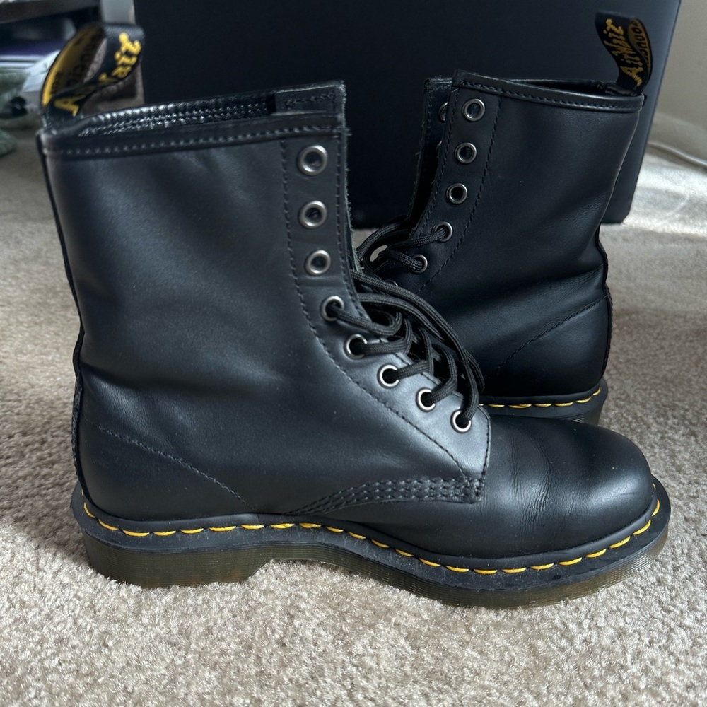 Dr. Martens Black Leather Boots